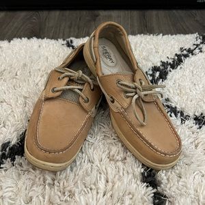 Tan Sperry Size 7.5 Top-Sider Boat Shoes